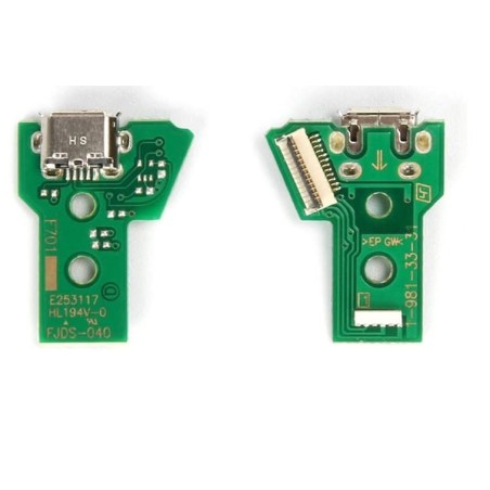 Connecteur de Charge Manette pour Playstation 4, Pro, Slim (12 pin V4) JDS040