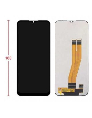 Ecran long 163mm pour Samsung Galaxy A02s (A025G), A03 (A035G), A03s (A037G) Noir