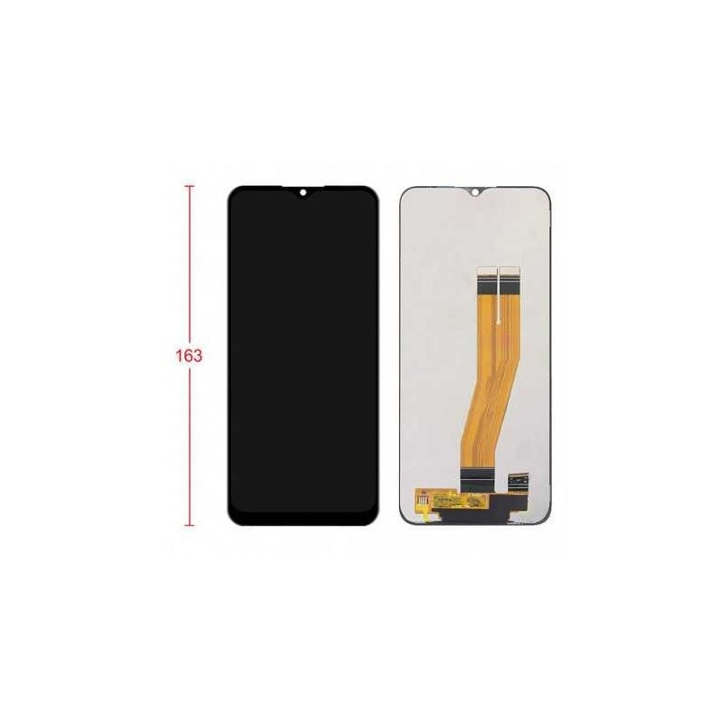 Ecran long 163mm pour Samsung Galaxy A02s (A025G), A03 (A035G), A03s (A037G) Noir