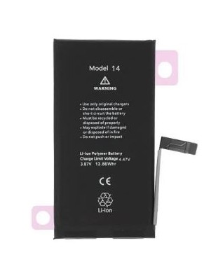 Batterie pour iPhone 14 (Ti) + Adhésif offert
