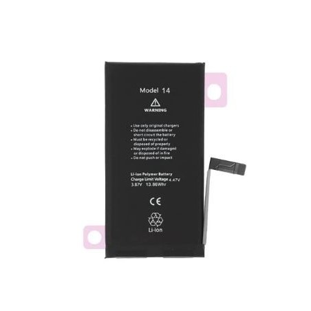 Batterie pour iPhone 14 (Ti) + Adhésif offert