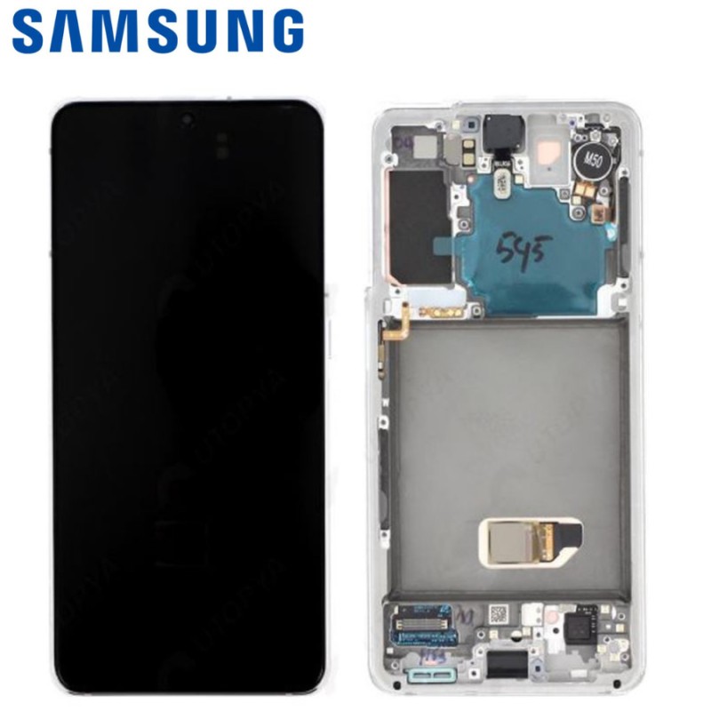 Ecran Complet RECONDITIONNE Samsung Galaxy S21 5G (G991B) Blanc