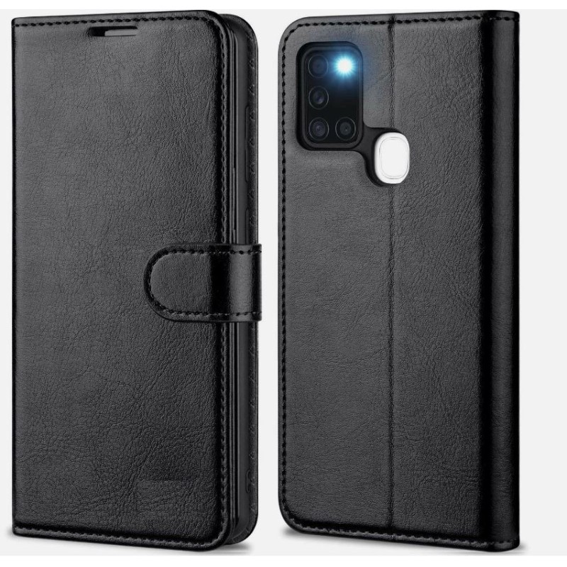 Etui Portefeuille a rabat pour Samsung Galaxy A14 4G /A14 5G Noir