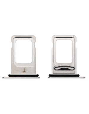 Tiroir SIM pour iPhone XS Max Argent