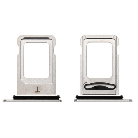 Tiroir SIM pour iPhone XS Max Argent