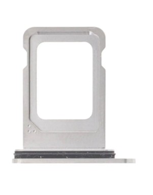 Tiroir SIM pour IPhone 15 Pro/15 Pro Max Titane Blanc