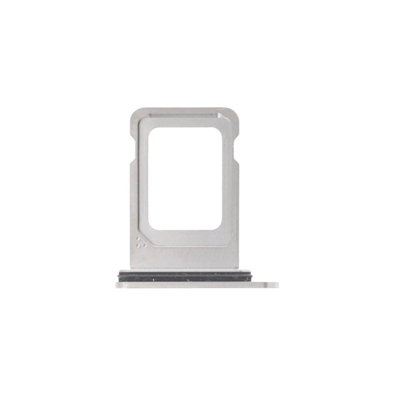 Tiroir SIM pour IPhone 15 Pro/15 Pro Max Titane Blanc