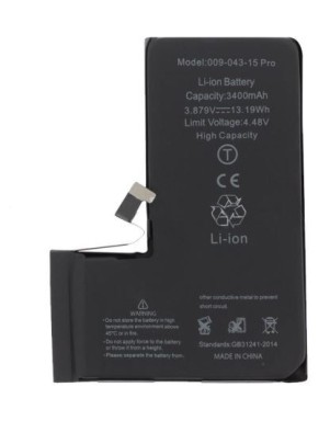 Batterie pour iPhone 15 Pro (Ti) + Adhésif offert