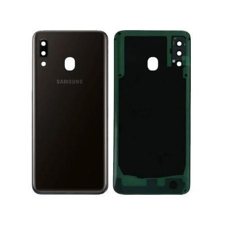 Cache arrière pour Samsung Galaxy A20 (A205F) Noir
