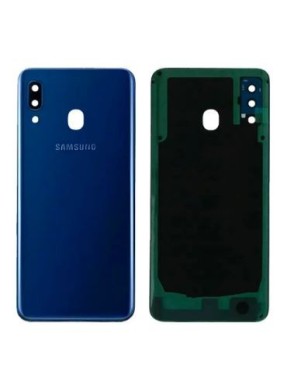 Cache arrière pour Samsung Galaxy A20 (A205F) Bleu