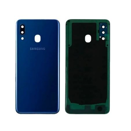 Cache arrière pour Samsung Galaxy A20 (A205F) Bleu