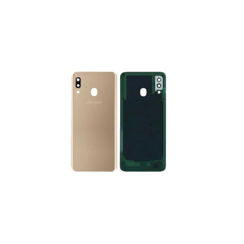 Cache arrière pour Samsung Galaxy A20 (A205F) Or