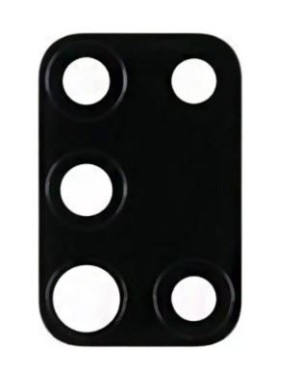 Lentille caméra arrière pour Samsung Galaxy A21s (A217F) Noir