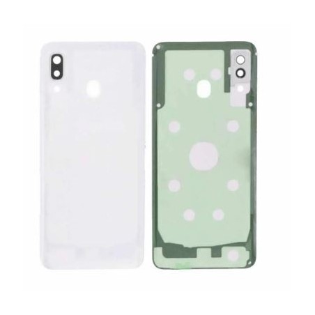Cache arrière pour Samsung Galaxy A30 Blanc