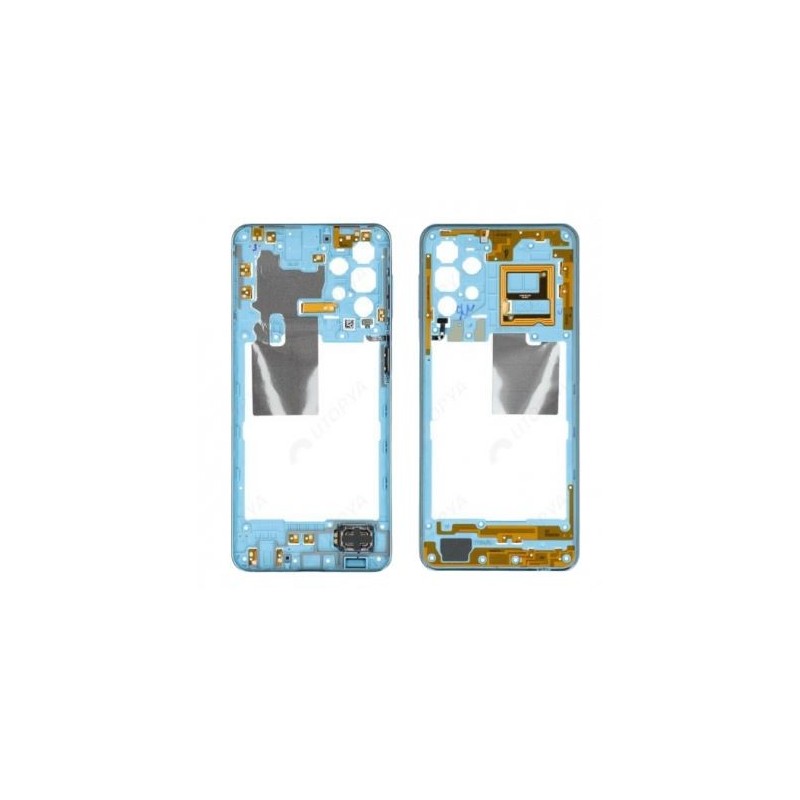 Châssis intermédiaire pour Samsung Galaxy A32 5G (A326B) Bleu