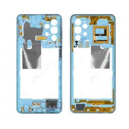 Châssis intermédiaire pour Samsung Galaxy A32 5G (A326B) Bleu