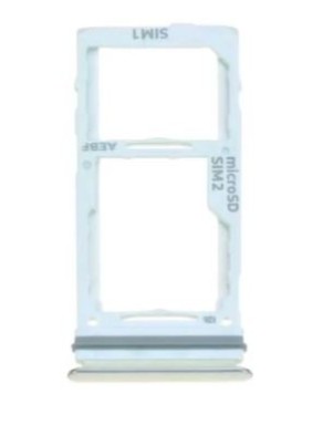 Tiroir Sim pour Samsung Galaxy A52/A72 4G/5G (A525F/A526B/A725F/A726B) A52s 5G(A528B) Blanc