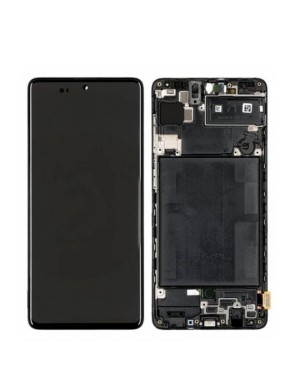 Ecran Complet pour Samsung SMALL SIZE  Galaxy A71 (A715F) Noir