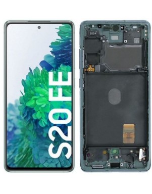 Ecran complet RECONDITIONNE Samsung Galaxy S20 FE 4G/5G (G780F/G781B) Vert Menthe