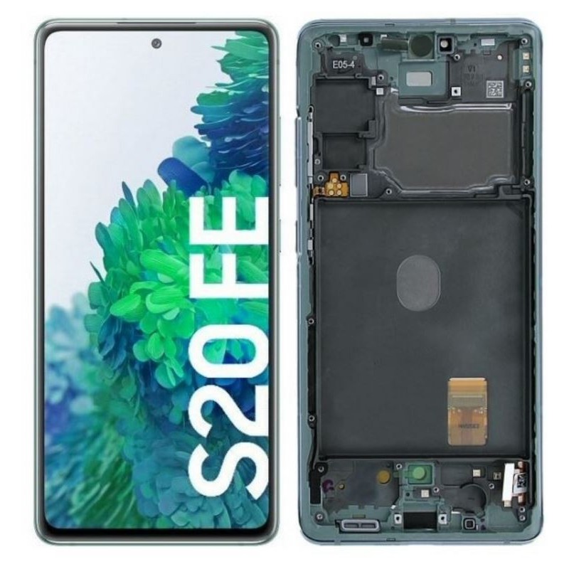 Ecran complet RECONDITIONNE Samsung Galaxy S20 FE 4G/5G (G780F/G781B) Vert Menthe