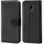 Pochette a rabat noir pour Samsung Galaxy J3 2017