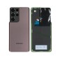 Cache arrière pour Samsung Galaxy S21 Ultra 5G (G998B) Brun