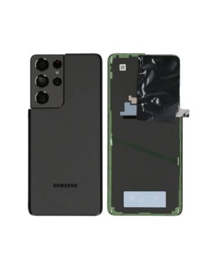 Cache arrière pour Samsung Galaxy S21 Ultra 5G (G998B) Noir