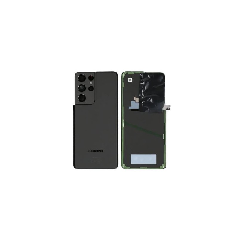 Cache arrière pour Samsung Galaxy S21 Ultra 5G (G998B) Noir