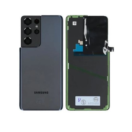 Cache arrière pour Samsung Galaxy S21 Ultra 5G (G998B) Bleu