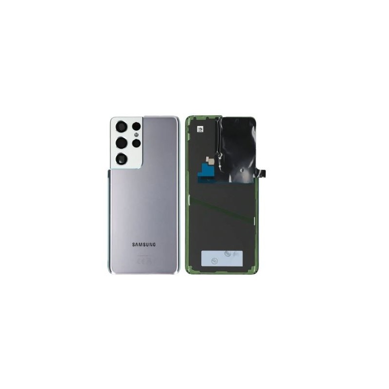 Cache arrière pour Samsung Galaxy S21 Ultra 5G (G998B) Argent