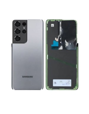 Cache arrière pour Samsung Galaxy S21 Ultra 5G (G998B) Titanium