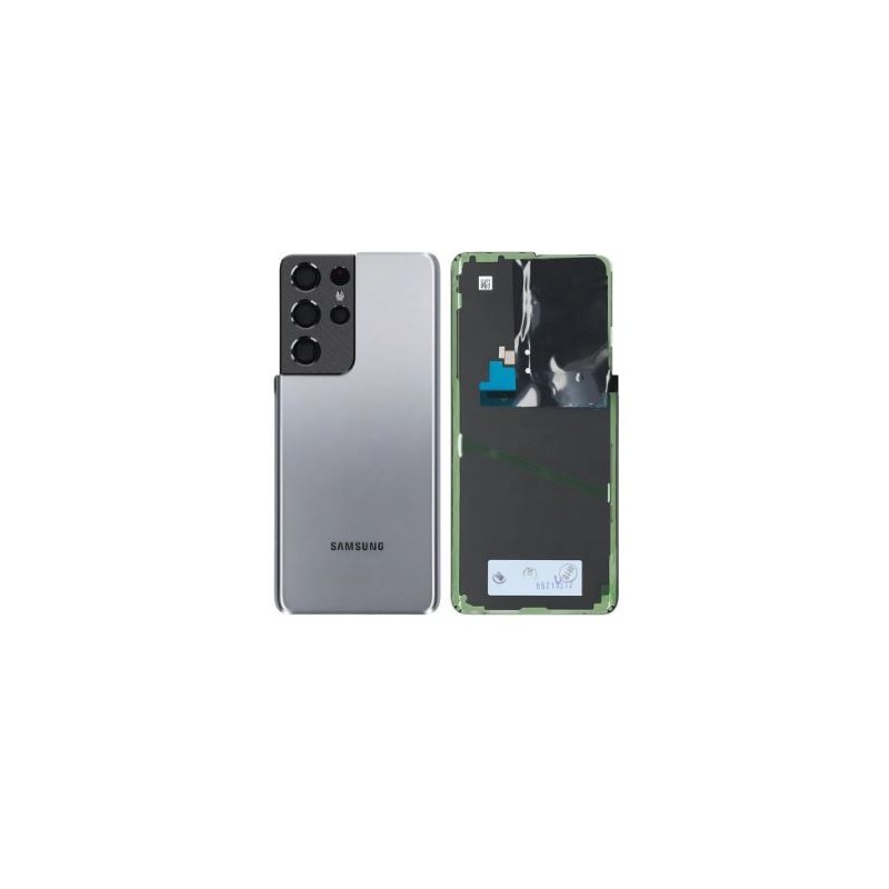 Cache arrière pour Samsung Galaxy S21 Ultra 5G (G998B) Titanium