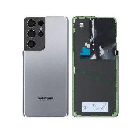 Cache arrière pour Samsung Galaxy S21 Ultra 5G (G998B) Titanium
