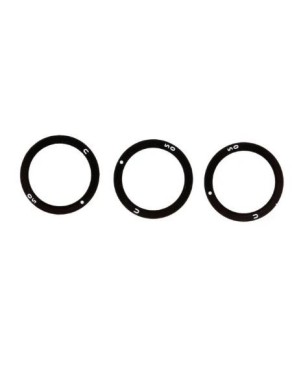Lot 3x Lentilles caméra arrière pour Samsung Galaxy S21 Ultra 5G (G998B) Noir
