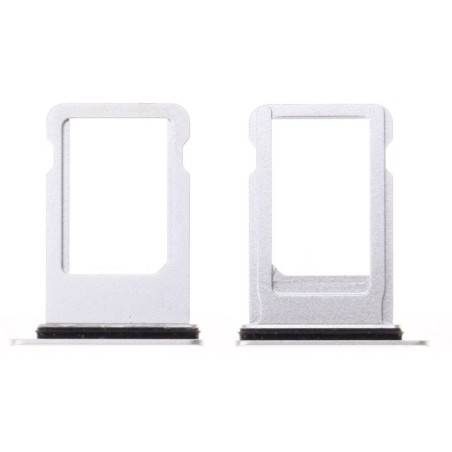 Tiroir SIM iPhone 8/8 Plus Blanc