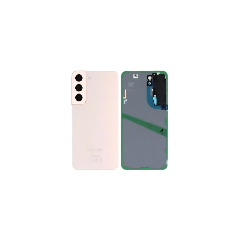 Vitre Arrière pour Samsung Galaxy S22 (S901B) Or Rose