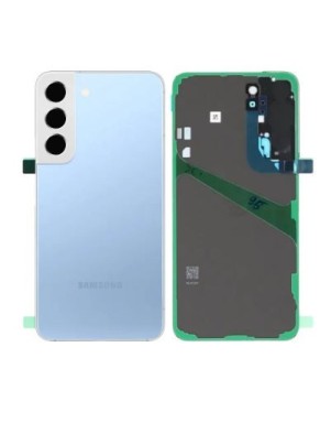 Vitre arrière pour Samsung Galaxy S22 Plus (S906B) Bleu