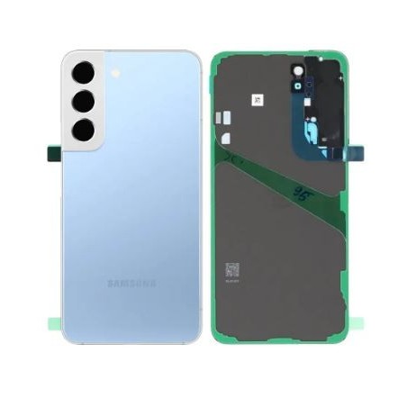 Vitre arrière pour Samsung Galaxy S22 Plus (S906B) Bleu