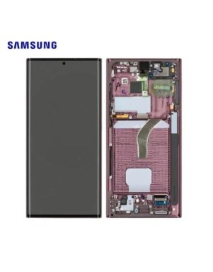 Ecran Complet Samsung Galaxy S22 Ultra 5G (S908B) Bordeaux