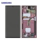 Ecran Complet Samsung Galaxy S22 Ultra 5G (S908B) Bordeaux