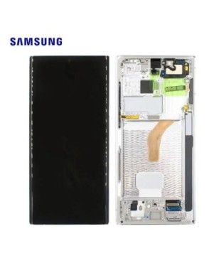 Ecran Complet RECONDITIONNE Samsung Galaxy S22 Ultra 5G (S908B) Blanc