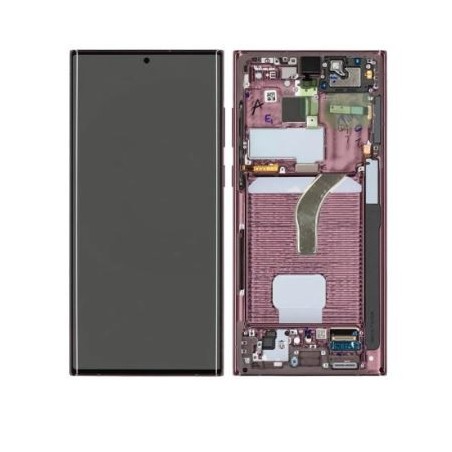 Ecran complet pour Samsung Galaxy S22 Ultra 5G (S908B) Bordeaux