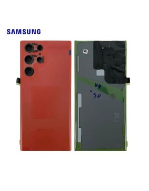 Vitre Arrière Samsung Galaxy S22 Ultra 5G (S908B) Rouge