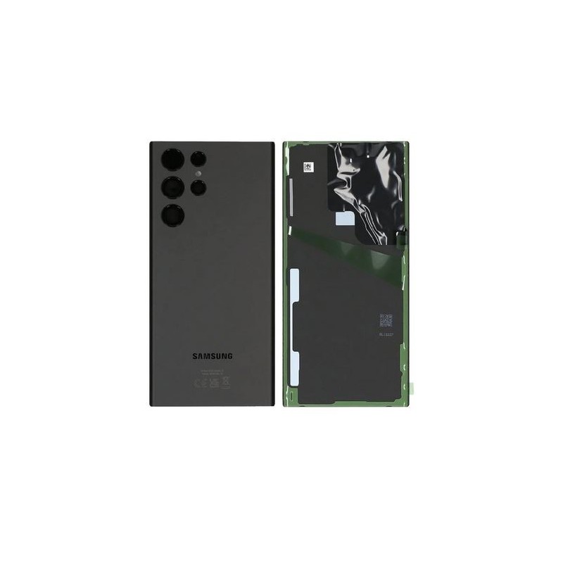 Vitre arrière pour Samsung Galaxy S22 Ultra 5G (S908B) Noir