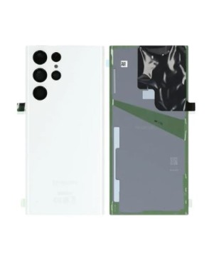 Vitre arrière pour Samsung Galaxy S22 Ultra 5G (S908B) Blanc