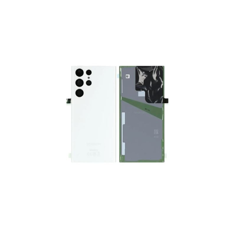 Vitre arrière pour Samsung Galaxy S22 Ultra 5G (S908B) Blanc