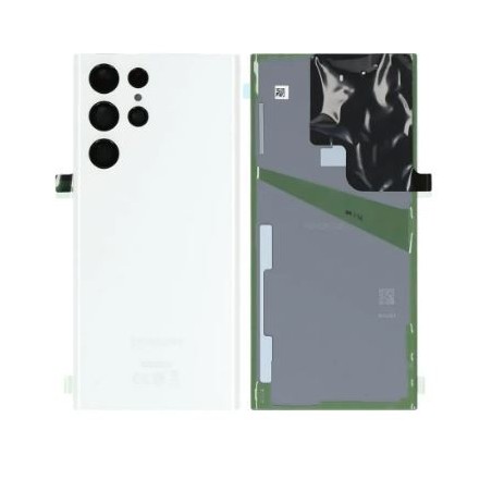 Vitre arrière pour Samsung Galaxy S22 Ultra 5G (S908B) Blanc