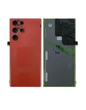 Vitre arrière pour Samsung Galaxy S22 Ultra 5G (S908B) Rouge