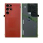 Vitre arrière pour Samsung Galaxy S22 Ultra 5G (S908B) Rouge