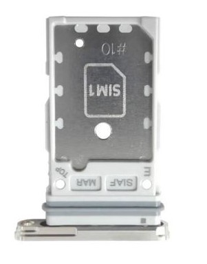 Tiroir sim pour Samsung Galaxy S23 5G (S911B) Crème
